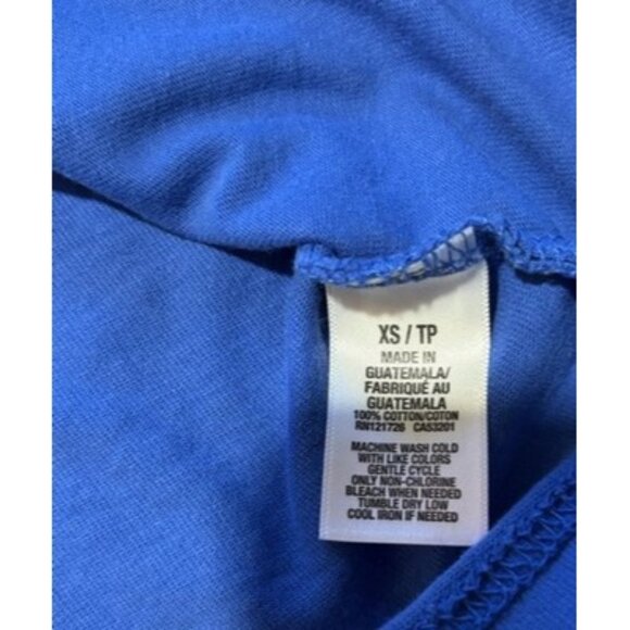 Brooklyn Calling N.Y.C Men's Long Sleeve Blue Black Graphic T-Shirt Size XS - Picture 4 of 8